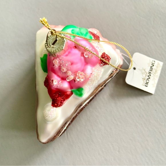 Bowring Cake glass ornament decor NOS - Picture 8 of 8
